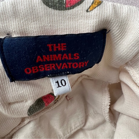 THE ANIMALS OBSERVATORY
WHITE FRUIT PRINT BEAVER PANTS size 10 - Picture 4 of 10